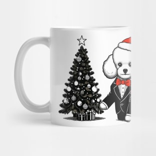 Poodle Dog Christmas Mug